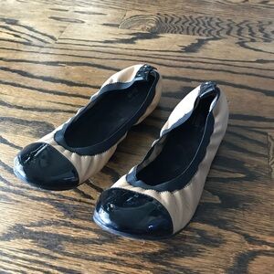 G.H. Bass Black and Tan Women's Flats